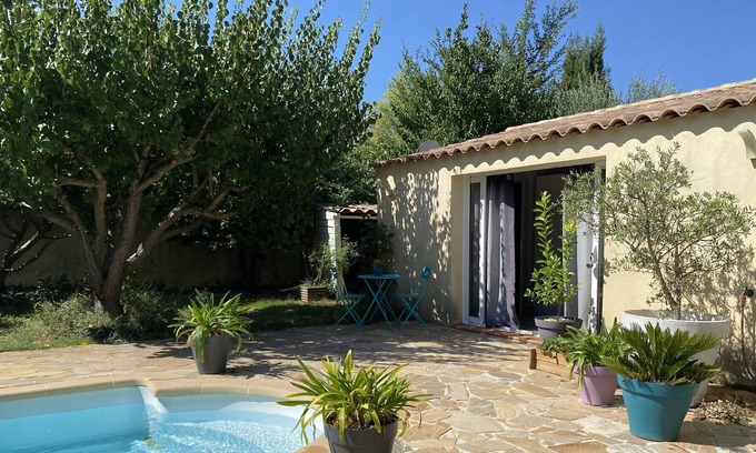 Pourcieux Apartment | Idyllic Studio with Private Garden in the Heart of Var