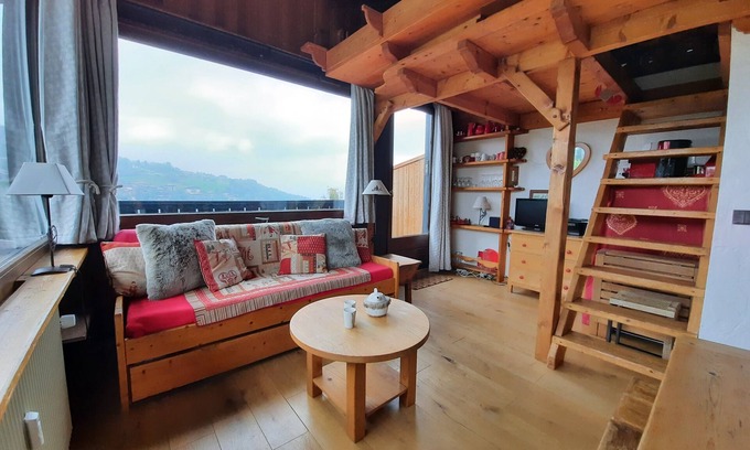 Saint-Gervais-les-Bains Apartment | Panoramic Studio for 4 - Guest Rated 9.8 at ALPENROSE