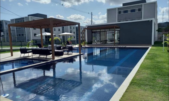 Caruaru Apartment | Garden Studio 01: Guest Rated 9.2 with Pool & Family-Friendly