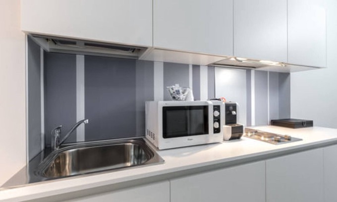 Washington House | Eco-Friendly Studio Inn De Angeli with Breakfast & Kitchen