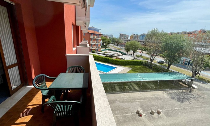 Porto Santa Margherita Apartment | Bright Studio with Terrace, Pool Access & Pet-Friendly Stay