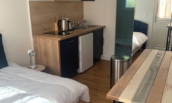 Ploemeur Apartment | Cozy Studio la Voie Verte with Pool and Child Friendly Amenities