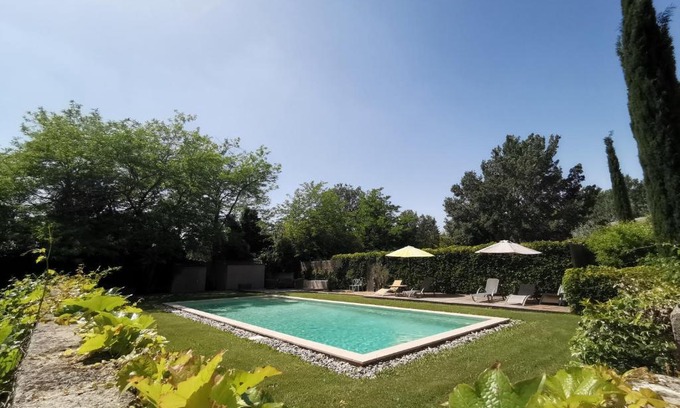 Mallemort Apartment | Modern Studio Lavender with Pool and Kitchen Amenities