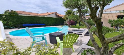Les Epesses Apartment | Family-Friendly Studio Le Pavachon with Heated Pool