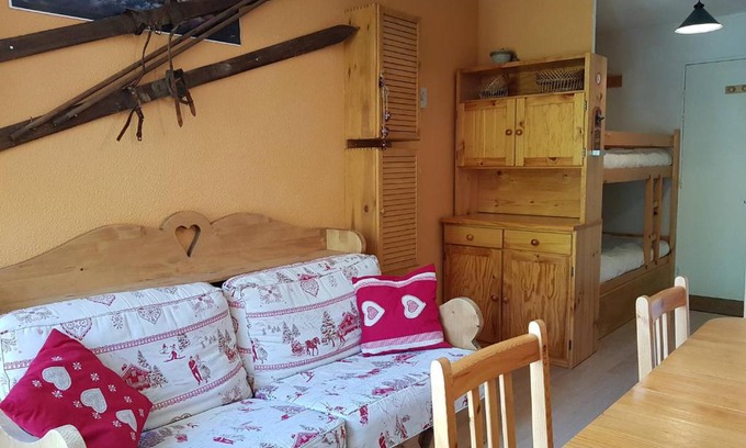 Arc-2000 Apartment | Cozy Studio Les Arcs 2000 with Pet-Friendly Amenities