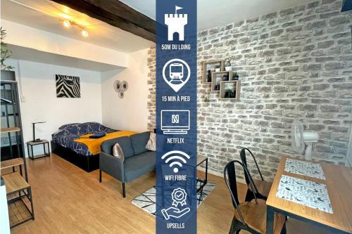 Moret-sur-Loing Apartment | Cozy Studio at Escapade Moretaine - Child Friendly Retreat