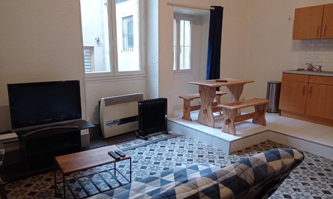 Saint-Marcellin Apartment | Inviting Studio Mezzanine in the Heart of Saint Marcellin