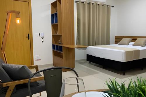 Tres Lagoas House | Comfortable Studio Next to Shopping with Top Ratings