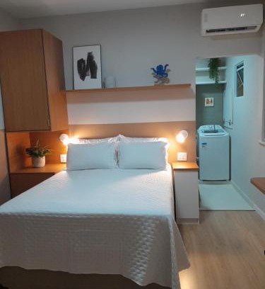 Largo do Machado Apartment | Studio Moderno e aconchegante a 100m do metrô, 700m da Praia e do Aterro do Flamengo, conforto e tranquilidade no coração do Rio!