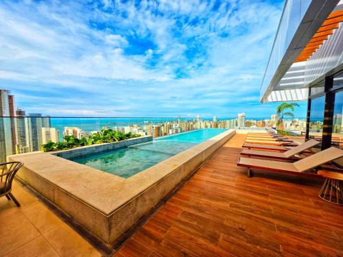 Meireles Apartment | Studio no 27º andar recém inaugurado no Beach Class Meireles!