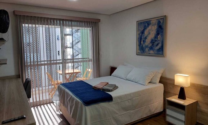 Central Zone Apartment | Ideal Studio Near Metro Avs. Paulista with Pool & Spa