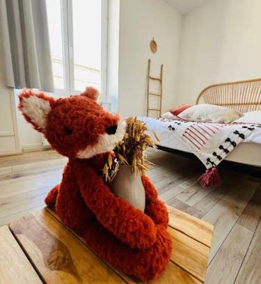 Luxeuil-les-Bains Apartment | Unique Studio Renard: Bohemian Style for Family Fun