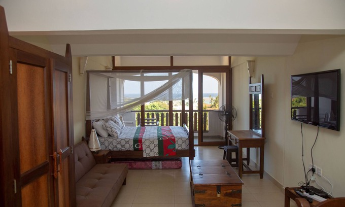 Diani Beach Apartment | Explore Studio Room 308 with Spectacular Diani Beach Views