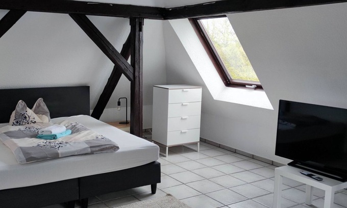 Droyßig Apartment | Guest Rated: 10/10 Studio with Countryside View & Kitchen