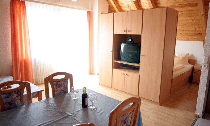 Immenstaad am Bodensee Apartment | Studio 'Typ A 23' with Shared Garden, Balcony and Wi-Fi