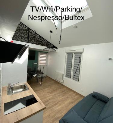 Horbourg-Wihr Apartment | Cozy Studio with EV Charging for Family-Friendly Stays