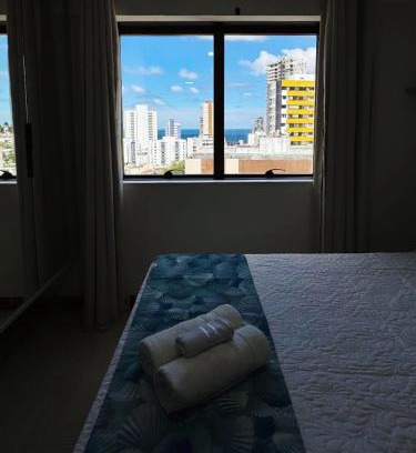 Barra Apartment | Studio Verde Mar "Sua Casa na Bahia" - 300 m do circuito de Carnaval