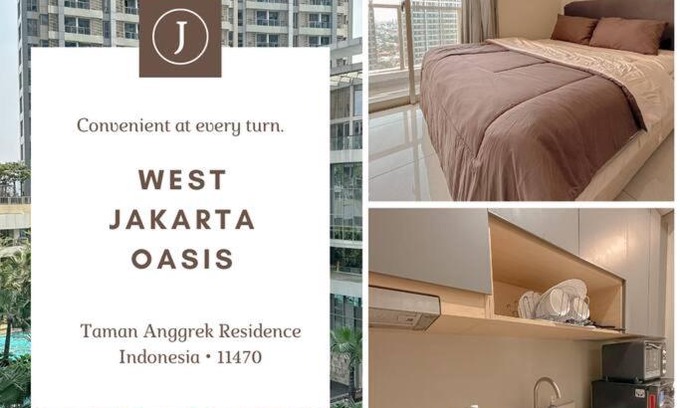 Jakarta Apartment | Relaxing Studio Oasis in West Jakarta with Pool & Netflix