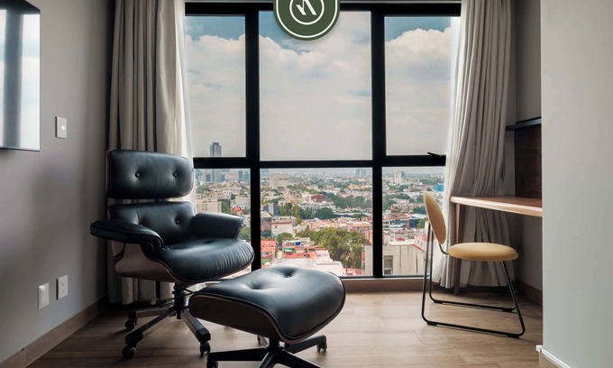 Cuauhtemoc Apartment | Studio with Amazing View - Great Location - Pool