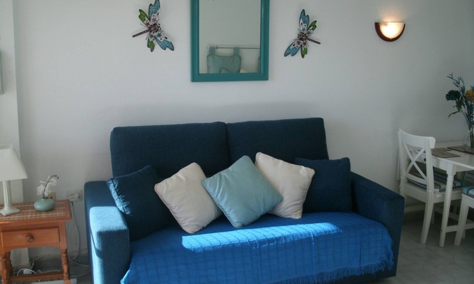 Benalmadena Costa Apartment | Beautiful Studio with Pool, Garden & Ocean Views - 9.8/10