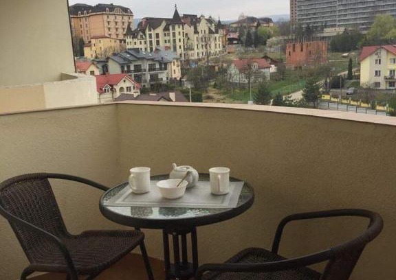 Truskavets Apartment | Cozy Studio with Separate Bedroom & Hot Tub Amenities