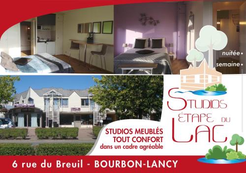 Bourbon-Lancy Apartment | Relaxing Retreat at Studios étape du Lac with Breakfast