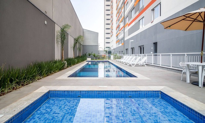 Bras Apartment | Cozy Studios with Pool and Ocean View in Brás