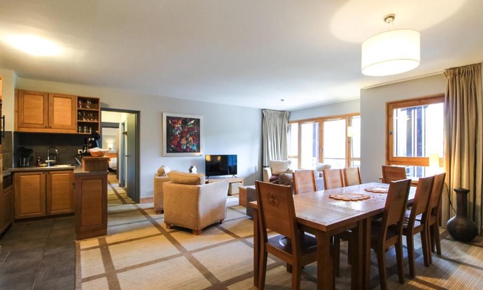 Flaine Apartment | Inviting 3-Bedroom Apartment with Pool & Mountain Views