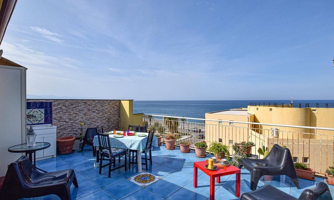 Capo d'Orlando Apartment | Cozy Oceanfront Apartment Steps from the Beach