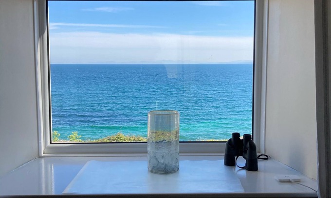 New Quay Apartment | Seaside Escape: Watch Dolphins from Your Beachfront Apartment