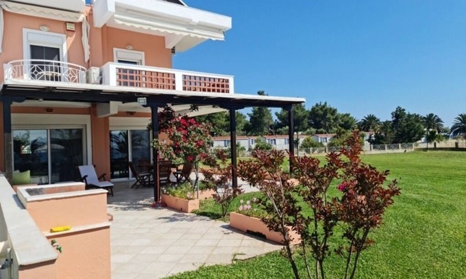 Sithonia House | Beachfront Villa Retreat: Pet-Friendly & Family Ready
