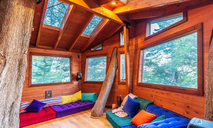 Half Moon Bay Cabin | Enchanting Oceanfront Cabin & Treehouse with Spa Access