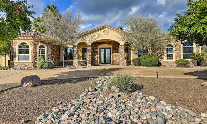 Desert View Village House | Relaxing Cave Creek Oasis with Pool & Hot Tub Retreat