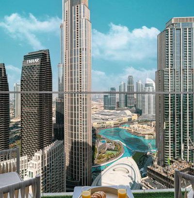 Downtown Dubai Apartment | Stunning Downtown 4BR Sky High Luxury Apartment with Fountain Views