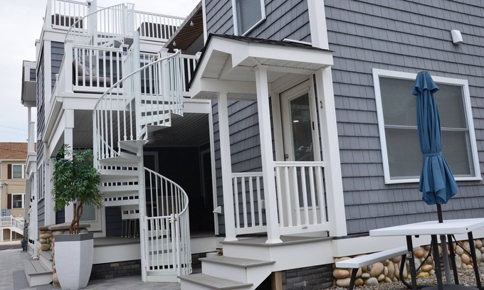 Ortley Beach House | Exceptional Duplex with Ocean Views & Rooftop Deck