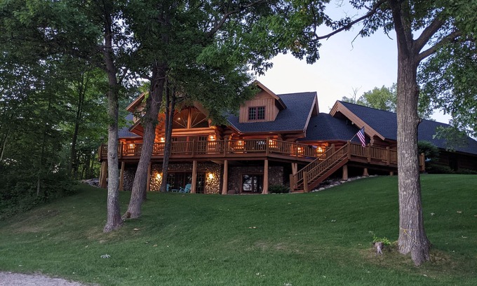 Cohasset Cabin | Premier Executive Log Cabin with Lake and Ocean Views