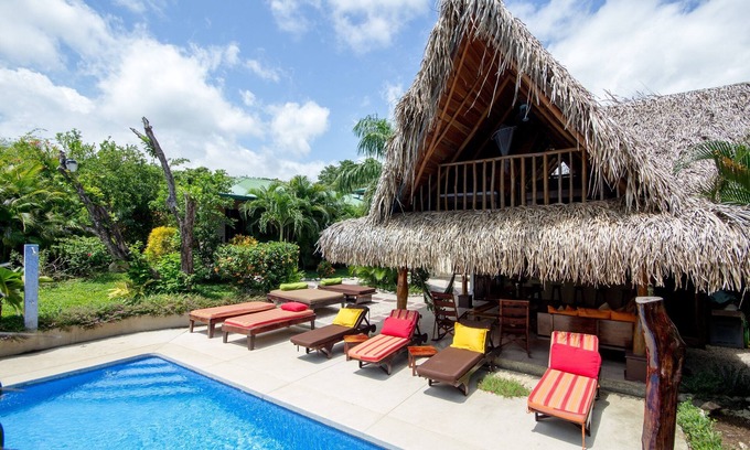 Playa Guiones House | Coastal Retreat: 5 BR Suites, Pool & Steps to the Beach