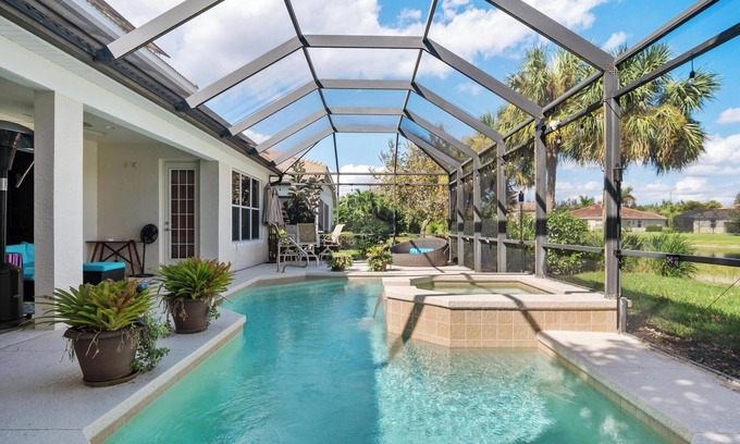 Rural Estates House | Elegant Lakeview Home with Pool, Spa & 9/10 Guest Rating