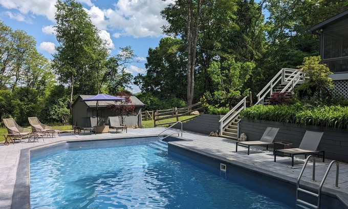 Great Barrington House | Serene Great Barrington Oasis with Pool and Nature Trail