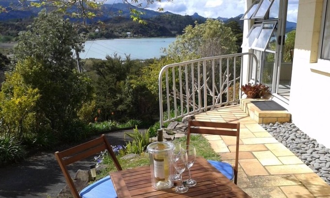 Coromandel Apartment | Serene Harbour Views with Pool and Breakfast Included