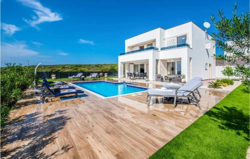 Kolanjski Gajac House | Beautiful Novalja Home with Sea View & Pool Access