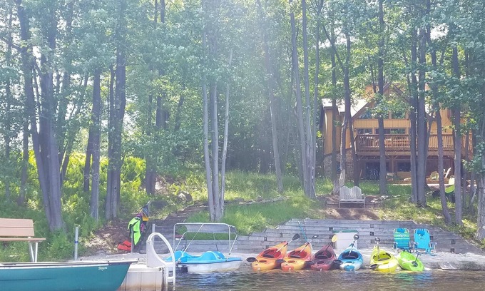 Gouldsboro House | Beautiful Lakefront Home in Big Bass Lake Community