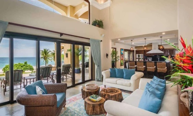 Playa Flamingo House | Idyllic Flamingo Mansion: Oceanfront Bliss with Top Amenities