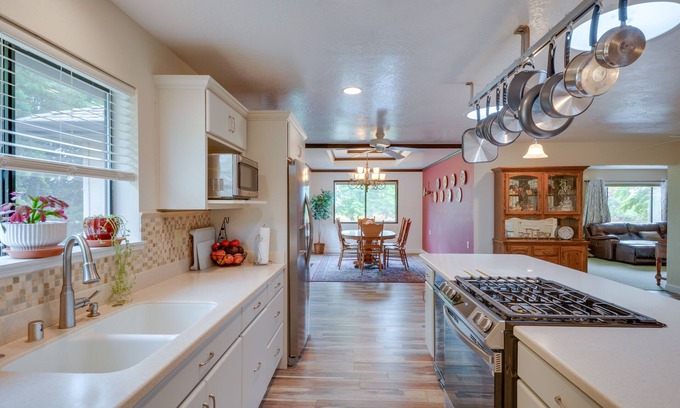 Medford House | Scenic Medford Getaway with Pool and Panoramic Views