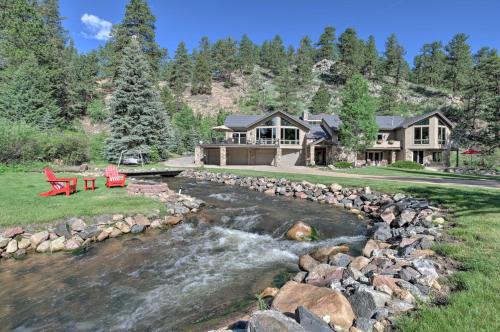 Evergreen House | Serene Evergreen Mountain Retreat by Private Stream