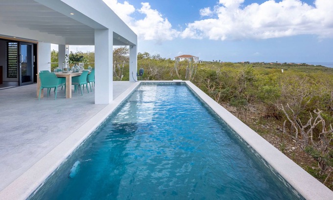 St. Marie Villa | Modern Villa with Ocean Views near Beaches and Dining