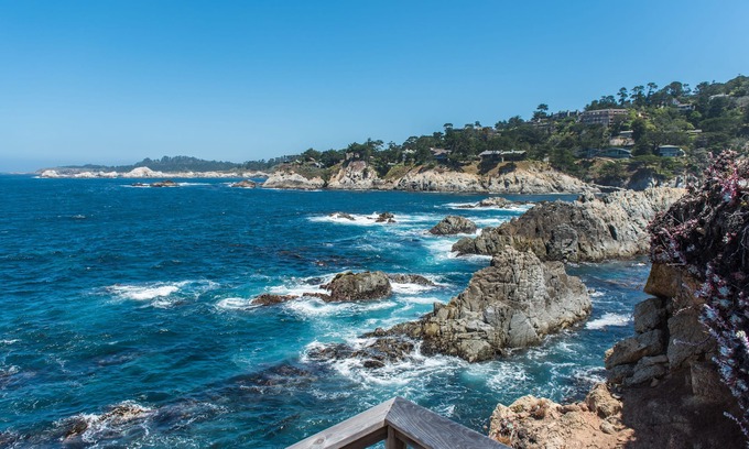 Carmel Highlands Villa | Exquisite Ocean Villa with Pool Near Pebble Beach, Carmel