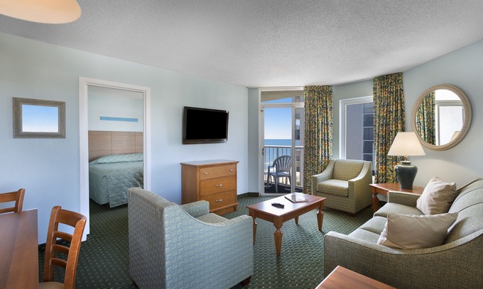 Arcadian Shores Resort | Ocean View 2 Bedroom Condo with Pool and Spa Amenities