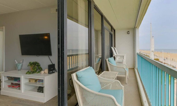 Northeast Virginia Beach Condo | Oceanfront Condo with Panoramic Views & Top Guest Rating!