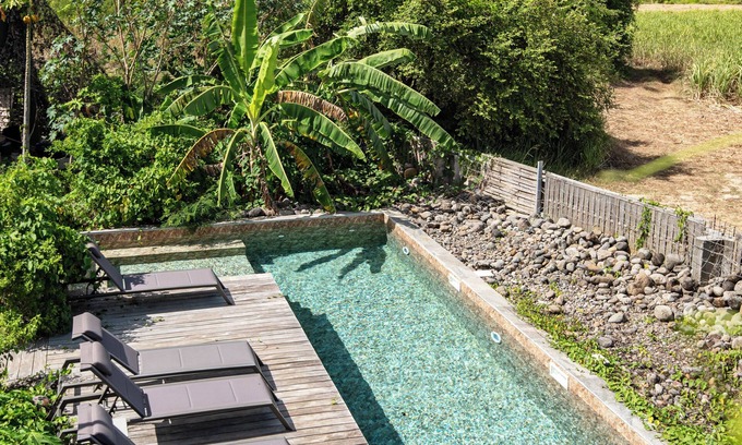 Petit-Canal Apartment | Stunning panorama of the sugarcane fields and the hills of Basse-Terre